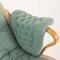 Sillón Pernilla de tapicería de lana azul de Bruno Mathsson, años 60, Imagen 13
