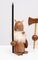 Teak Viking Figurines by Kay Bojesen, 1960s, Set of 3 4
