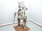 Robot Man brutalista, anni '70, metallo, Immagine 2