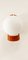 Sphere Wall Light with Orange Band, Image 2