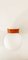 Sphere Wall Light with Orange Band, Image 4