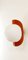 Sphere Wall Light with Orange Band, Image 6