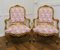Set of French Napoleon III Gilt Salon Chairs 10