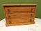 Vintage Table Top Haberdashery Chest for Cotton Reels, 1950s 1