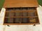 Vintage Table Top Haberdashery Chest for Cotton Reels, 1950s 12