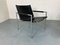 Modern Black Leather Lounge Chair by Martin Visser for T Spectrum, 1960s 4