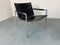 Modern Black Leather Lounge Chair by Martin Visser for T Spectrum, 1960s 3