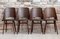 Mid-Century Modern Dining Chairs by Radomir Hofman for Ton, 1950s, Set of 8 3
