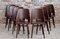 Mid-Century Modern Dining Chairs by Radomir Hofman for Ton, 1950s, Set of 8 1