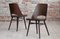 Sedie da pranzo Mid-Century moderne di Radomir Hofman per Ton, anni '50, set di 8, Immagine 7