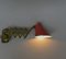 Mid-Century Aluminum and Brass Scissor Lamps, 1950s, Set of 2, Image 8