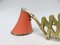 Mid-Century Aluminum and Brass Scissor Lamps, 1950s, Set of 2, Image 10