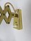 Mid-Century Aluminum and Brass Scissor Lamps, 1950s, Set of 2, Image 18