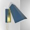 Geometrische Minimalistische Wandlampe aus Messing & Stahl, 1970er 1