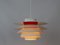 Vintage Danish Verona Pendant Lamps by Svend Middelboe for Lyfa, 1962, Set of 2 13