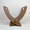 Mid-Century Scandinavian Magazine Rack in Teak and Veneered Plywood, 1970s 1