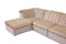 Vintage Beige Velvet Modular Sectional Sofa by Laauser, Germany, 1970s, Set of 7, Image 17