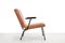 Poltrona nr. 1407 in pelle marrone cognac di Wim Rietveld e Cordemeyer per Gispen, anni '60, Immagine 4