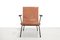 Poltrona nr. 1407 in pelle marrone cognac di Wim Rietveld e Cordemeyer per Gispen, anni '60, Immagine 2
