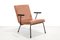 Poltrona nr. 1407 in pelle marrone cognac di Wim Rietveld e Cordemeyer per Gispen, anni '60, Immagine 1