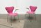 Modell 3107 Armlehnstühle Stapelstühle von Arne Jacobsen für Fritz Hansen, Dänemark, 1990, 4 . Set 8