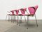 Modell 3107 Armlehnstühle Stapelstühle von Arne Jacobsen für Fritz Hansen, Dänemark, 1990, 4 . Set 1