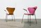 Modell 3107 Armlehnstühle Stapelstühle von Arne Jacobsen für Fritz Hansen, Dänemark, 1990, 4 . Set 20