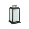 Outdoor Eden Lantern in Black Wax Brass with Satin Glass by Il Bronzetto, Image 1