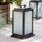 Outdoor Eden Lantern in Black Wax Brass with Satin Glass by Il Bronzetto, Image 2