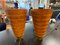 Large Ceramic and Gold Leaf Table Lamps, Set of 2, Image 6
