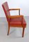 Sillas Barcelona en rojo completamente restauradas de Kaare Klint para Rud Rasmussen, 1935. Juego de 2, Imagen 11