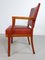 Sillas Barcelona en rojo completamente restauradas de Kaare Klint para Rud Rasmussen, 1935. Juego de 2, Imagen 6