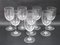 Kristallglas Service für Wein von Baccarat, Frankreich, 8 . Set 10
