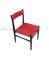 Italian Ebonized Wood & Fabric Dining Chairs, 1960s, Set of 6, Image 9