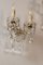 Triptych of Maria Theresa Style Crystal Wall Lamps, 1940s, Set of 3, Image 10