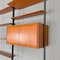Libreria Mid-Century moderna in legno con ripiano in vetro, Italia, anni '60, Immagine 8