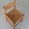 Woven Seat Dining Chairs, 1950s, Set of 6 4