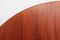 Large Round Dining Table Mahogany by Ole Wanscher for A. J. Iversen, Denmark, 1950s 13