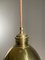 Goldene Metall Lampen, 1980, 2er Set 5