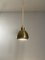 Goldene Metall Lampen, 1980, 2er Set 2