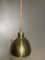 Goldene Metall Lampen, 1980, 2er Set 6