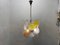 Lampadario a forma di fiocco di neve in vetro di Murano multicolore, anni '60, Immagine 2