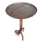 Mid-Century French Metal Martini Table with Buckle Detail, 1960s 2