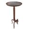 Mid-Century French Metal Martini Table with Buckle Detail, 1960s 4