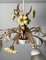 Iron Pendant Chandelier, 1980s 4