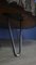 Vintage Tripod Oak Tree-Disc with Forged Steel Hairpin Swings Legs, Germany, 1980s, Image 5