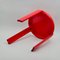 Roter italienischer Vintage Melamin Hocker von Metalplastica Lucchese, 1980er 4