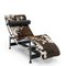 Ponyskin LC4 Chaise Lounge by Le Corbusier for Cassina, 1990s 1