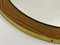 Mid-Century Wall Round Mirror in Teak, 1970s 4