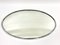 Mid-Century German Chromed Eliptical Wall Mirror from Planilux, 1971 2